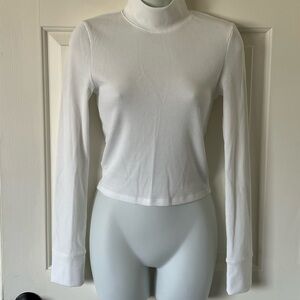 BUNDLE American Eagle Outfitters Mock Neck Waffle Crop Tops